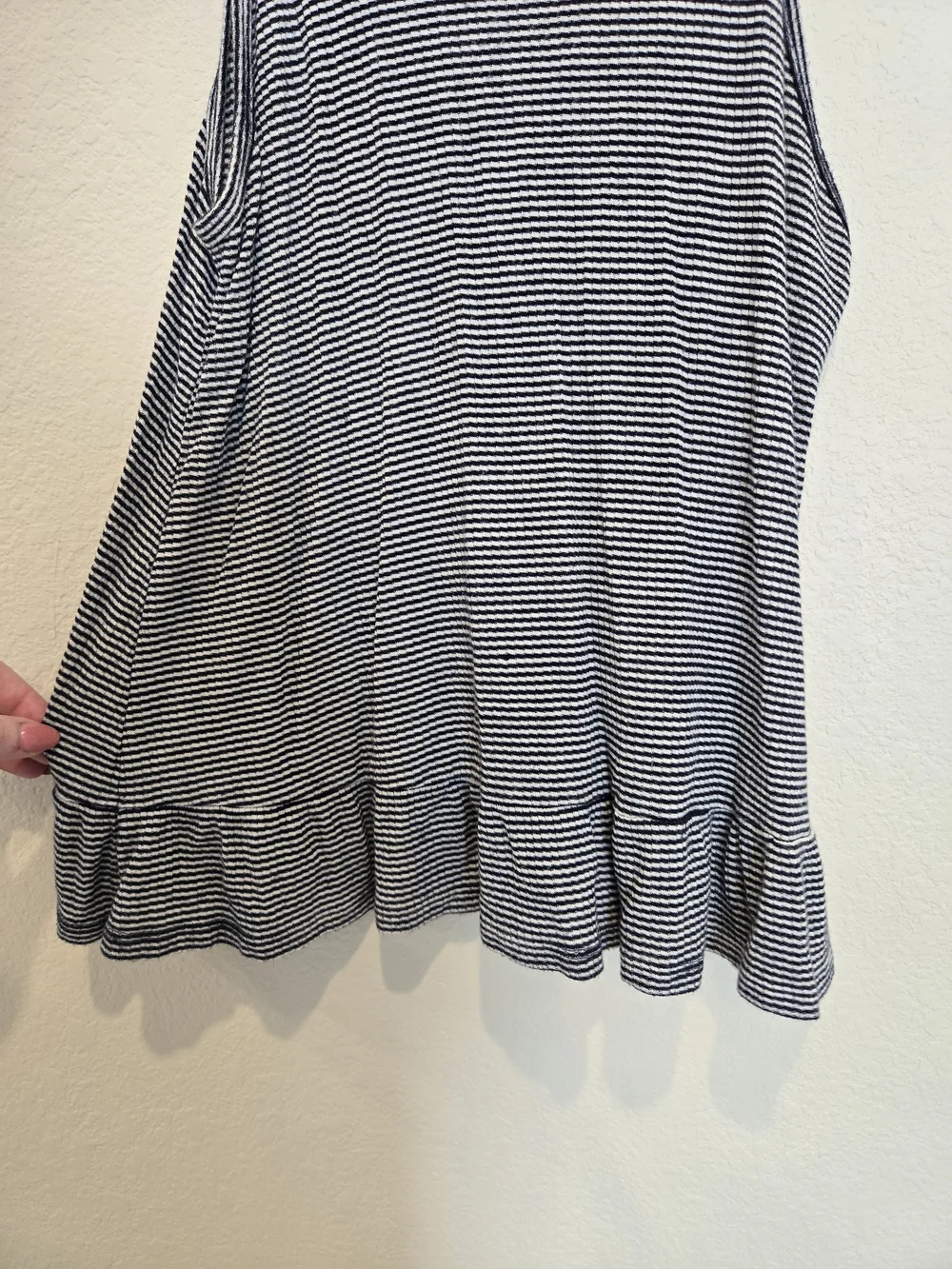 Mossimo Striped Racerback Tank - Navy & White - Picture 3 of 4